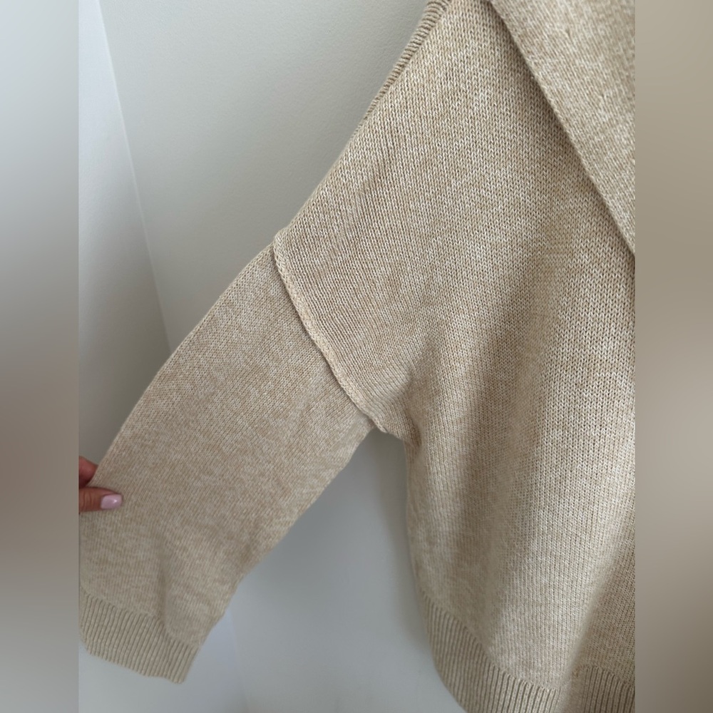 Banana Republic solid sailor collared sweater org… - image 5